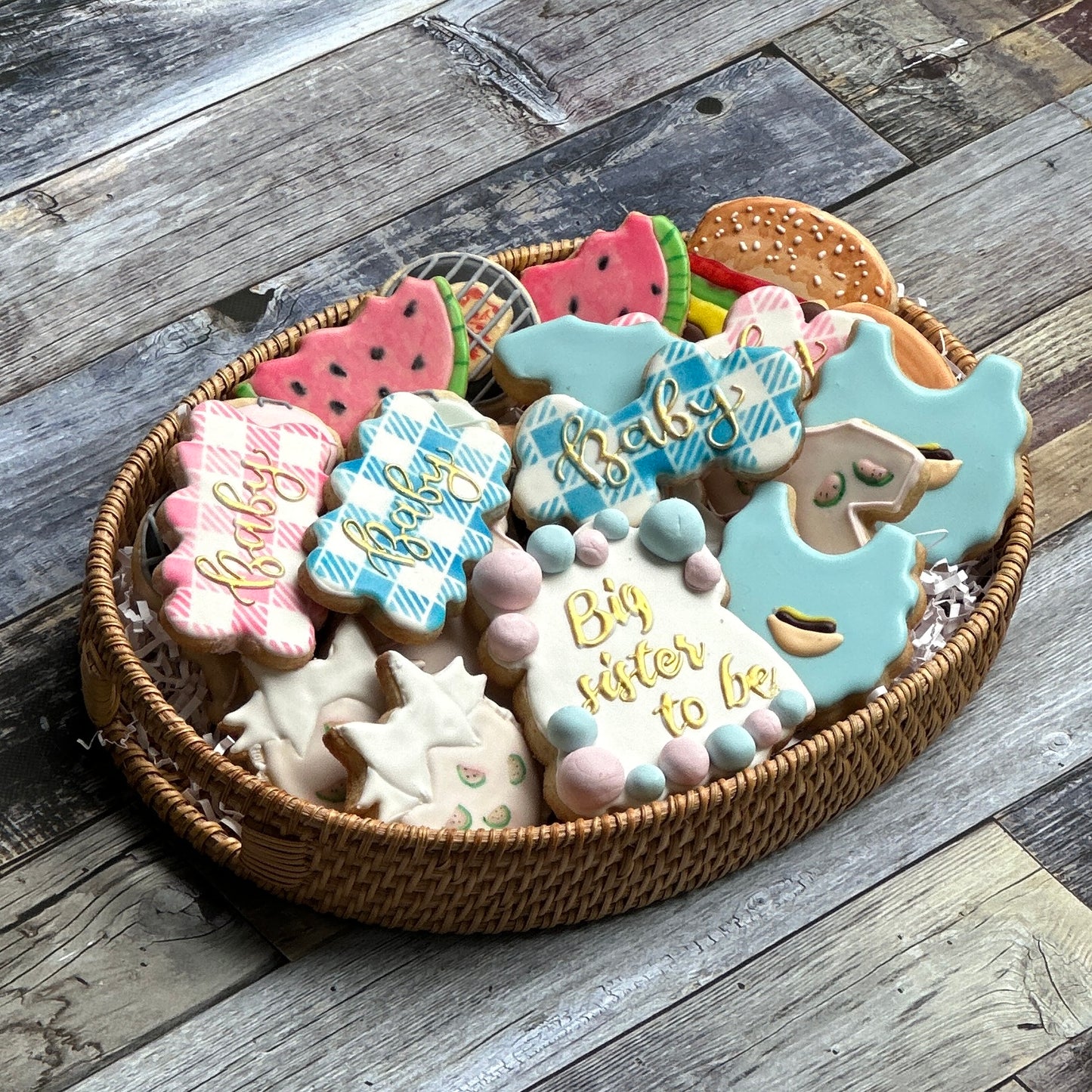 Baby Q Baby shower Cookies